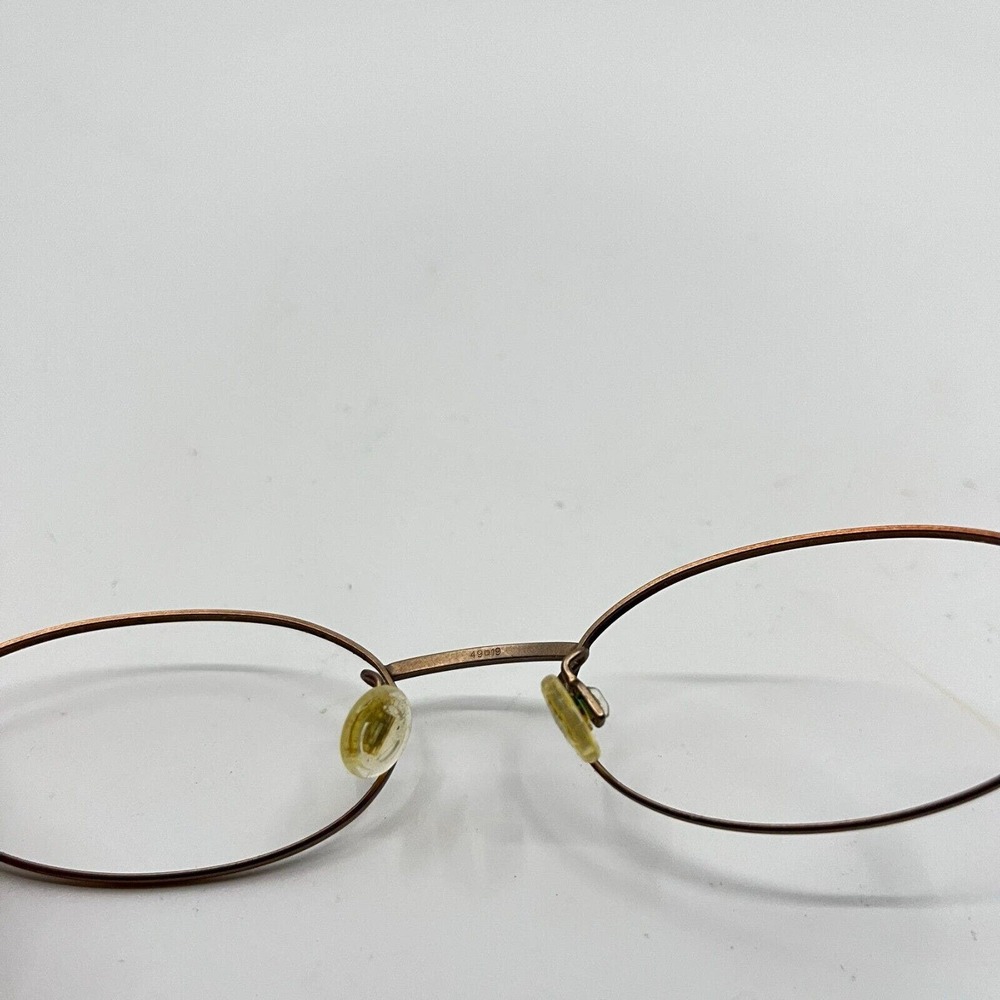 FENDI FENDISSIME Rare Gold Metal glasses F123 COL 884 49/19-140 mm H7263 - Picture 6 of 8